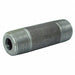 Black Pipe Nipple Threaded 1x11 In