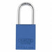 Keyed Padlock 29/32 in Rectangle Blue