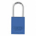 Keyed Padlock 29/32 in Rectangle Blue