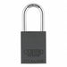 Keyed Padlock 29/32 in Rectangle Black