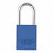 Keyed Padlock 29/32 in Rectangle Blue