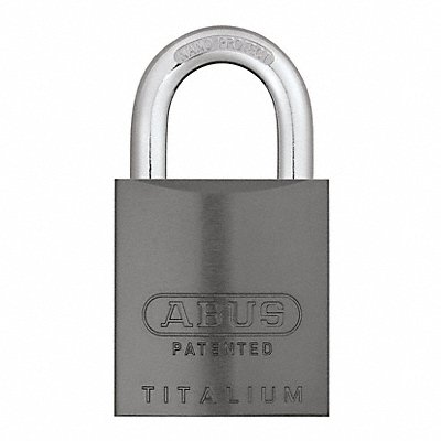 G3510 Keyed Padlock 29/32 in Rectangle Black