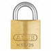 Keyed Padlock 15/32 in Rectangle Gold