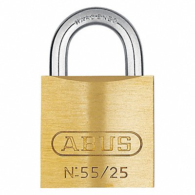 Keyed Padlock 15/32 in Rectangle Gold