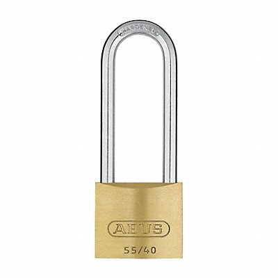 Keyed Padlock 53/64 in Rectangle Gold