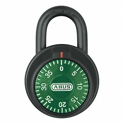 Combination Padlock 2 in Round Black