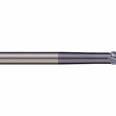 Ball End Mill Single End 1/4 Carbide