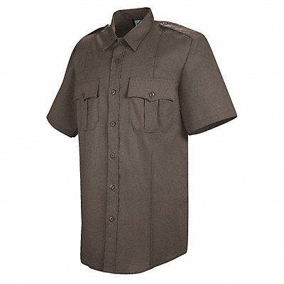 Deputy Deluxe Shirt SS Brown 20-1/2 in