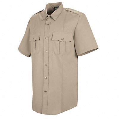 Deputy Deluxe Shirt SS Tan 16-1/2 in