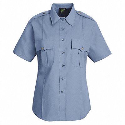 New Dimension Stretch Dress Shirt L Blue