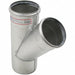 45 Wye 316 SS 4 in Pipe Size Socket