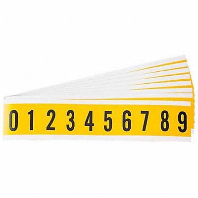 Numbers Label Kit 0 Thru 9 PK25