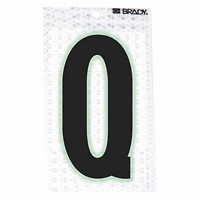 Ultra Reflective Letter Q PK10