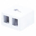 Surface Mount Box 2P White