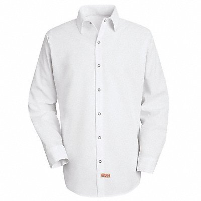 K8000 Lng Slv Shirt White 100 per. PET 2XLT