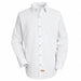 K8000 Lng Slv Shirt White 100 per. PET 2XLT