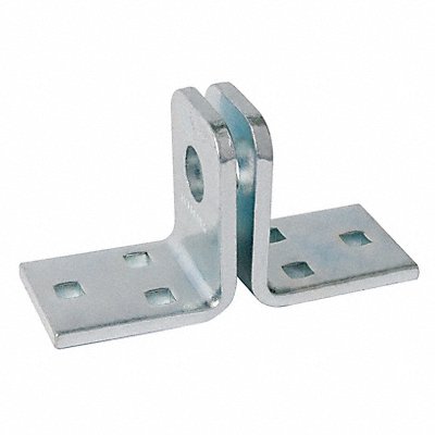 Hasp Fixed Zinc Plated PK2