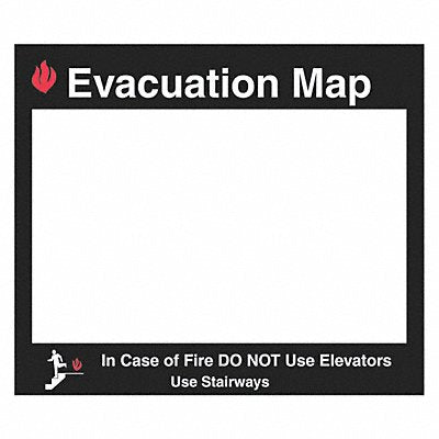 Evacuation Map Holder 15 x 17-1/2 In.