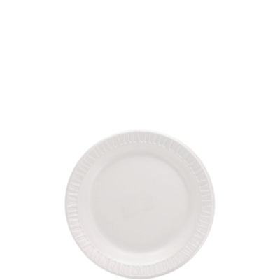 PLATE,6",FOAM,125/PK,WH