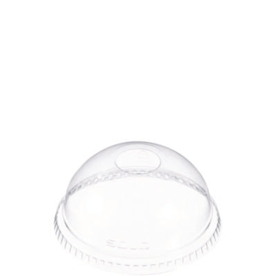 LID,DOME W/STRAW HOLE,CLR