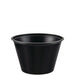 CUP,PLAS SOUFFLE,4OZ,BK