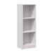 BOOKCASE,16",3-SHELF,WH