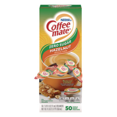 CREAMER,SF HAZELNUT 50/BX