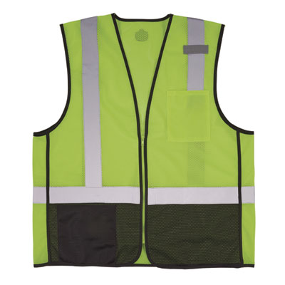 VEST,8210ZBK LIME 2XL/3XL