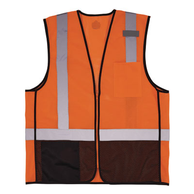 VEST,8210ZBK ORANGE S/M