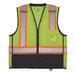 VEST,8251HDZBK LIME 4XL/5