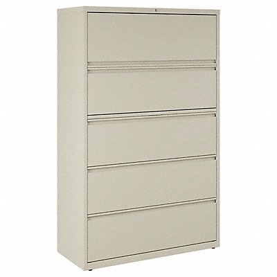 Lateral File Cabinet Putty 67-5/8 in H