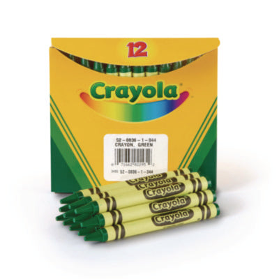 CRAYON,ALL,GRN,12/BX