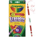 PENCIL,CLR,ERSB,12/BX,AST