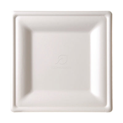 PLATE,10" SQ,WH,250/CT