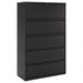 Lateral File Cabinet Black 67-5/8 in H