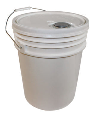 BUCKET,5 GAL W/LID,WH