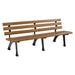 BENCH,6' PRK WITH BACK; T