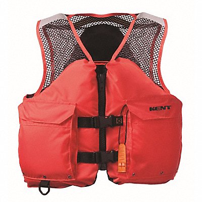 Mesh Deluxe Life Vest 4XL Orange