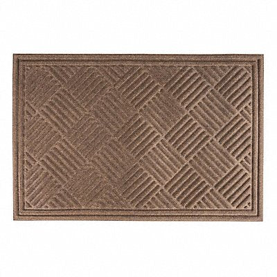 J1716 Carpeted Entrance Mat Chocolate 3ftx5ft