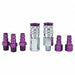 Hi Flow Purple Coupler/Plug Kit