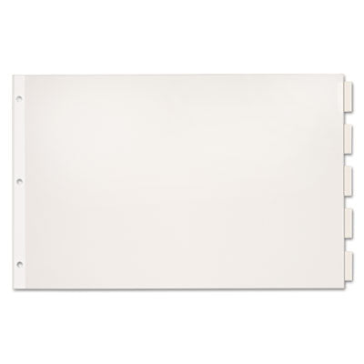 DIVIDER,PPR11X17,5TAB,CLR