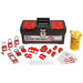 Lockout Kit 11 Lockouts 10 Tags Black