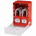 Lockout Kit 2.743 D 3.95 W Plastic Red