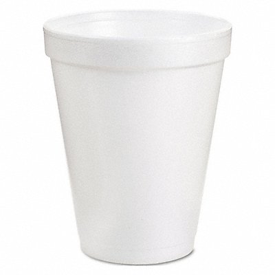 Disp Hot/Cold Cup 8 oz White Foam PK1000