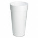 Disposable Hot Cup 20oz White Foam PK500