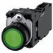 Illuminated Push Button Green 22mm LED