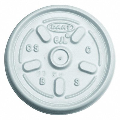 Disp Hot Cup Lid 2 oz-6 oz White PK1000