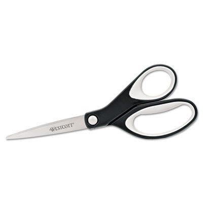 SCISSORS,RECY, 8" SFT,BK