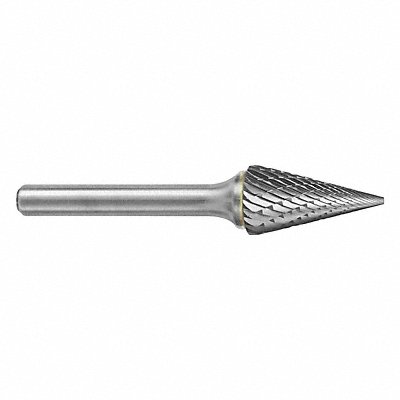 Cone Bur Pointed End 1/8 Carbide