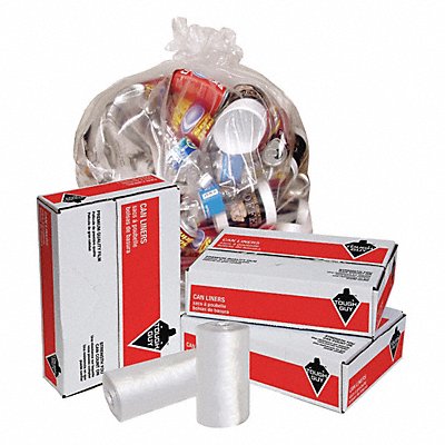 Trash Bag 56 gal Clear PK150
